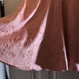 A-Line mini skirt with embroidery design detail